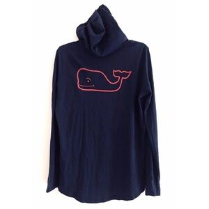 Vineyard Vines | Pullover Vintage Whale Slub Hoodie Womens S Small Blue Cotton